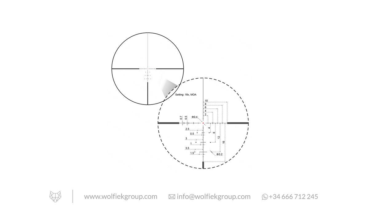 Vector Optics · Continental x6 3-18x50 CDM Hunting SFP