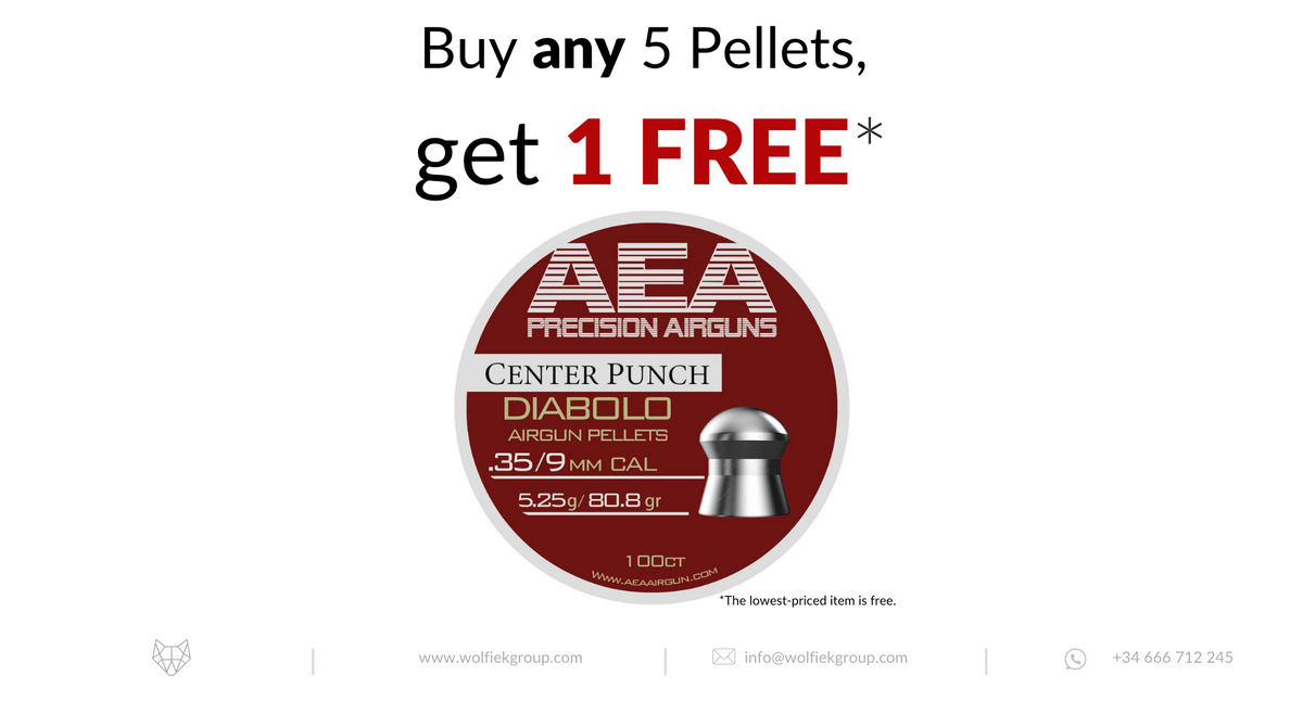 AEA Diabolo Pellets Round Nose · Cal .35 (9mm) · Weight 5.25g (80.8gr)